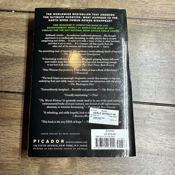 The World Without Us By Alan Weisman, Nonfiction, Thought Experiment - Picture 4 of 6